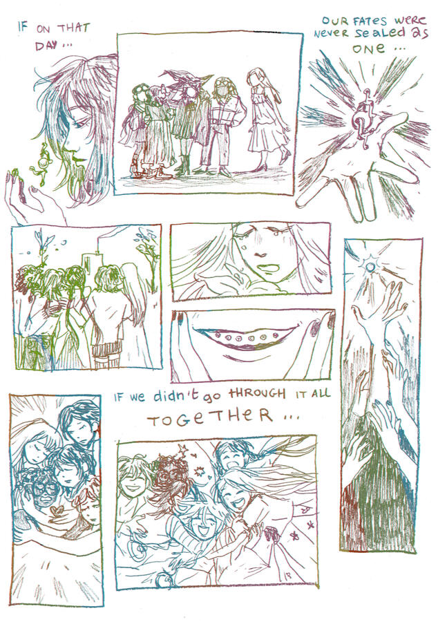 comic page, witch zine, 2025