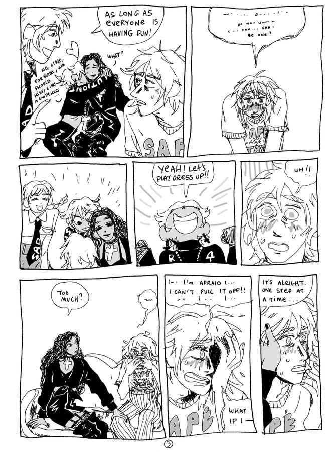 goth boyfriends bonus for a zine, 2025