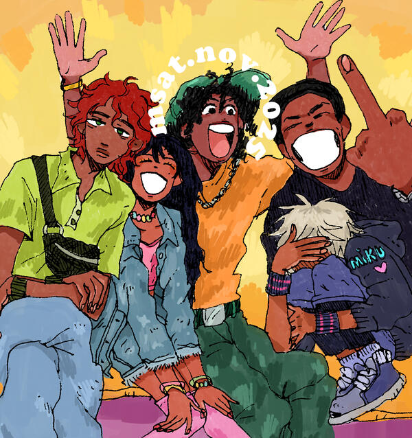 msat 'november playlist', ink + digital, 2025