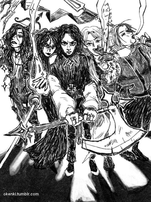 "brooding times", luna sea fanart, 2024