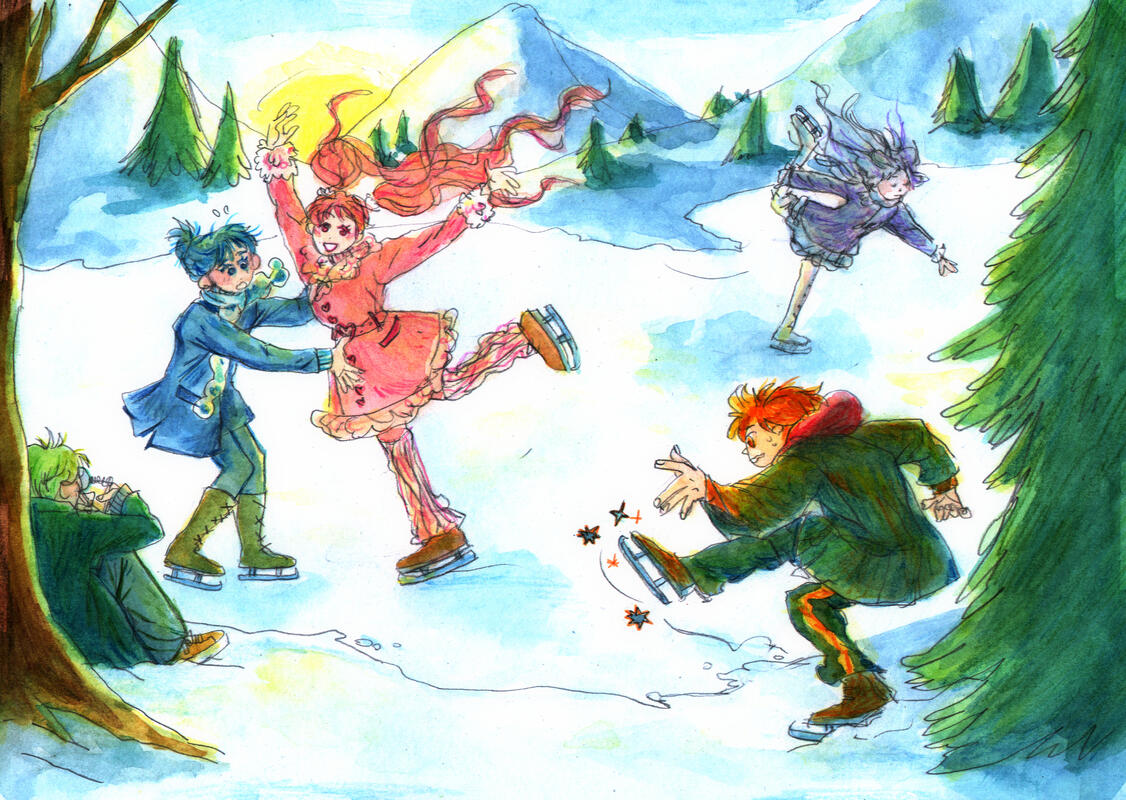 'ice!', fanart, 2024